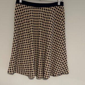 Ann Taylor Polka Dot A-Line Skirt, Size 6
